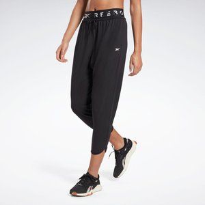 Reebok Lightweight Jersey 7/8 Pants Women's Athletic Pants, Black